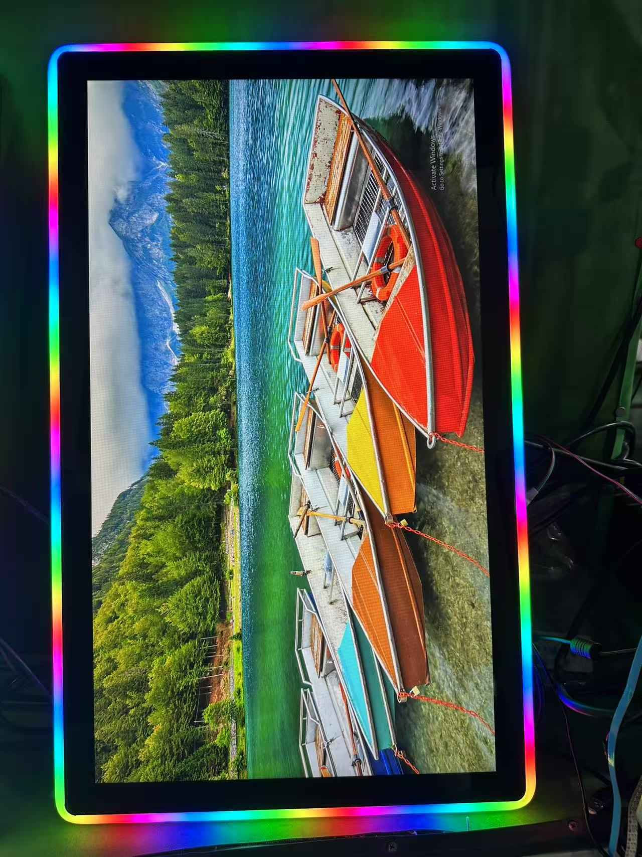 مانیتور بازی صفحه لمسی 27 اینچی خازنی با LED RGB